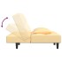 Sofá cama de 2 plazas con dos almohadas terciopelo color