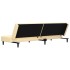 Sofá cama de 2 plazas con dos almohadas terciopelo color