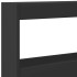 Cabecero de cama con LED negro 160x17x102