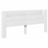 Cabecero de cama con LED blanco 220x16,5x103,5