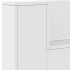 Cabecero de cama con LED blanco 220x16,5x103,5