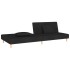 Sofá cama de 2 plazas con dos almohadas tela