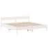 Cama sin colchón madera maciza de pino blanca 180x200