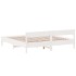 Cama sin colchón madera maciza de pino blanca 180x200