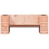 Banco con jardineras madera maciza Douglas 167,5x60x65