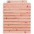 Banco con jardineras madera maciza Douglas 167,5x60x65