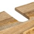 Armario de lavabo para baño madera maciza de mango 62x33x58