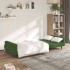 Sofá cama de 2 plazas terciopelo verde