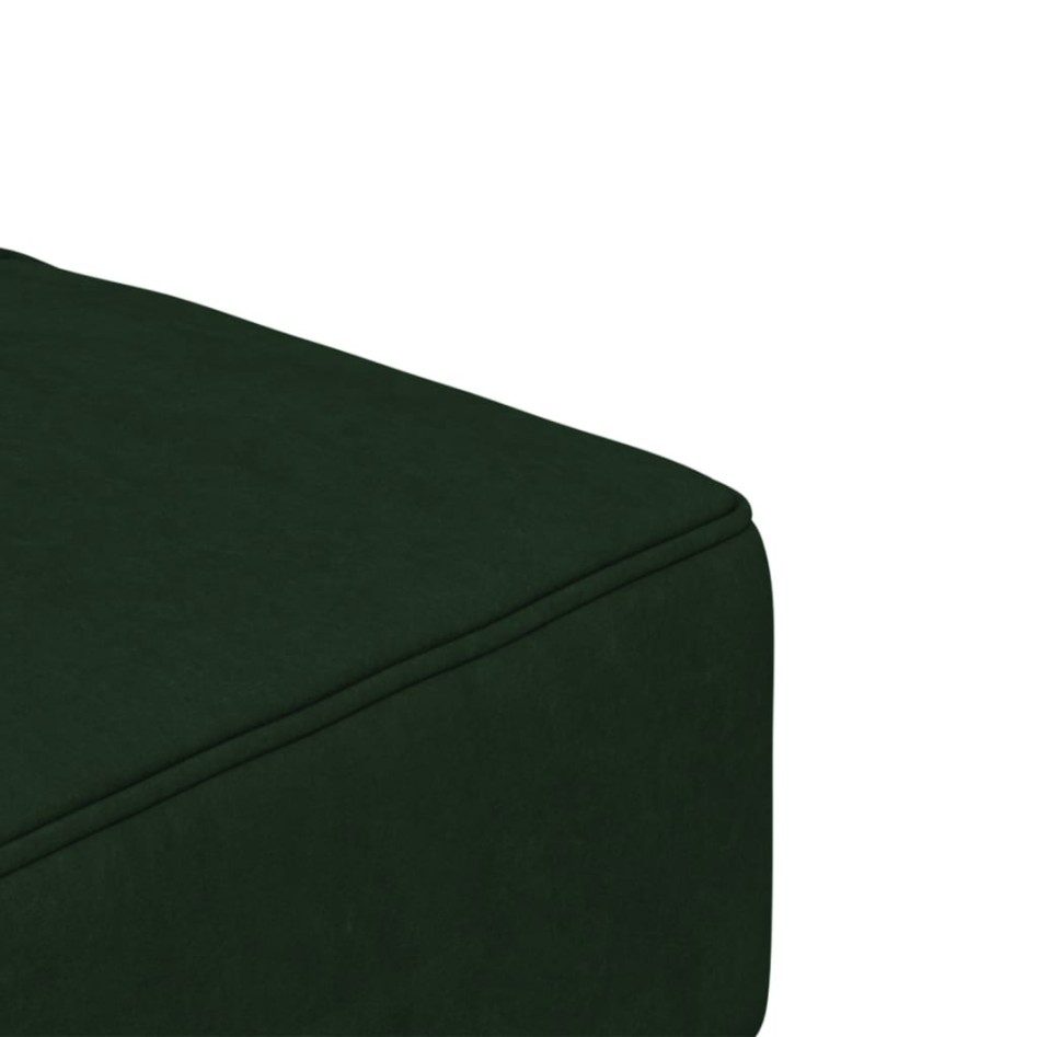 Sofá cama de 2 plazas con dos almohadas terciopelo verde