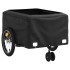 Remolque para bicicleta hierro negro y naranja 45