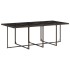 Set comedor para jardín 9 pzas y cojines ratán sintético