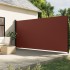 Toldo lateral retráctil marrón 220x300