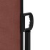 Toldo lateral retráctil marrón 220x300