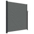 Toldo lateral retráctil gris antracita 220x300