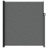 Toldo lateral retráctil gris antracita 220x300