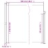 Toldo lateral retráctil gris antracita 220x300