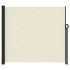 Toldo lateral retráctil crema 180x500