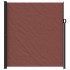 Toldo lateral retráctil marrón 220x500
