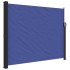 Toldo lateral retráctil azul 160x600