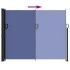 Toldo lateral retráctil azul 160x600