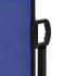 Toldo lateral retráctil azul 160x600