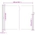 Toldo lateral retráctil azul 160x600