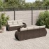 Set sofás de jardín 8 piezas y cojines ratán sintético