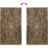 Conjunto de muebles de baño 3 piezas madera maciza de