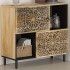 Armario auxiliar madera maciza de mango 80x33x75