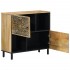 Armario auxiliar madera maciza de mango 80x33x75
