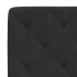 Estructura de cama con luces LED terciopelo negro 120x200