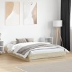 Estructura de cama madera de ingeniería roble Sonoma 140x190 cm