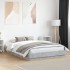 Estructura de cama madera de ingeniería gris hormigón