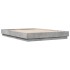 Estructura de cama madera de ingeniería gris hormigón