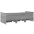 Sofá cama con cajones sin colchón gris Sonoma 75x190