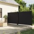 Toldo lateral retráctil negro 160x1000