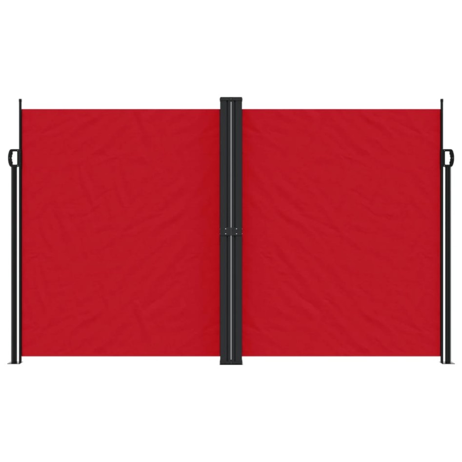 Toldo lateral retráctil rojo 200x1000