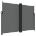 Toldo lateral retráctil gris antracita 180x1000