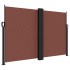 Toldo lateral retráctil marrón 160x1000