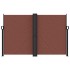 Toldo lateral retráctil marrón 160x1000