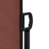 Toldo lateral retráctil marrón 160x1000