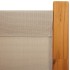 Biombo divisor de 6 paneles gris taupe 420x180