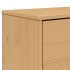 Zapatero OLDEN madera maciza de pino marrón 55x35x120