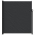 Toldo lateral retráctil negro 220x300