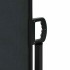 Toldo lateral retráctil negro 220x300