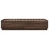 Estructura de cama madera de ingeniería marrón roble 90x190