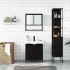 Juego de muebles de baño 3 pzas madera contrachapada