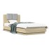 Cama con cabecero madera de ingeniería roble Sonoma 90x200