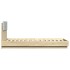 Cama con cabecero madera de ingeniería roble Sonoma 90x200