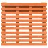 Mesa alta bar de jardín madera pino marrón cera 113,5x50x103